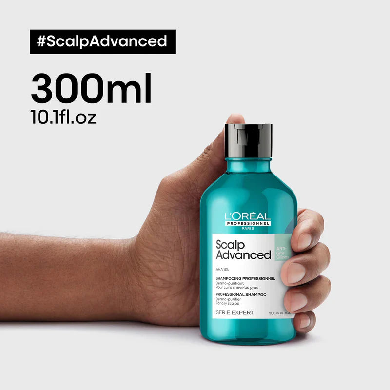 Load image into Gallery viewer, L&#39;oreal Professionnel Scalp Advanced Anti-Oiliness Dermo-Purifier Shampoo 300ml
