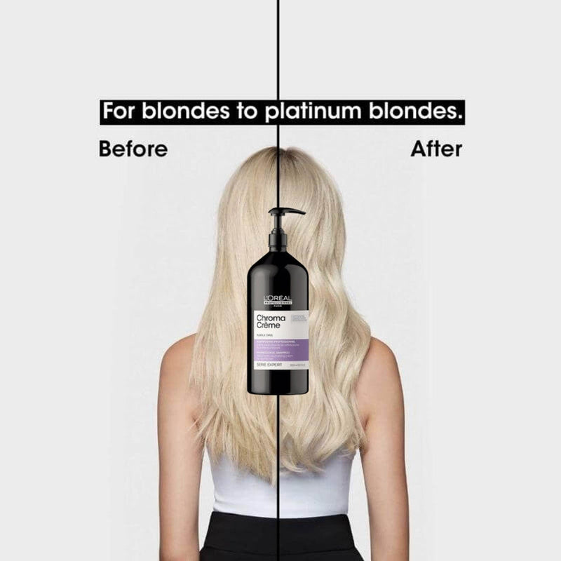 Load image into Gallery viewer, L&#39;oreal Professionnel Chroma Creme Purple Dye Shampoo 1500ml
