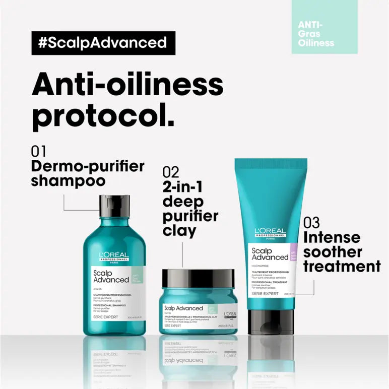 Load image into Gallery viewer, L&#39;oreal Professionnel Scalp Advanced Anti-Oiliness Mask 500ml
