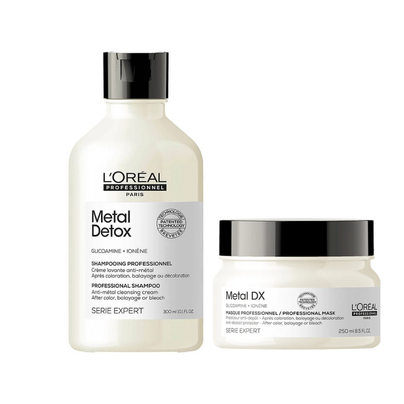 Load image into Gallery viewer, L&#39;oreal Professionnel Metal Detox Shampoo 300ml &amp; Mask 250ml Duo
