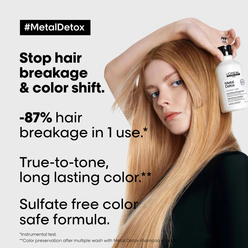 Load image into Gallery viewer, L&#39;oreal Professionnel Metal Detox Shampoo 300ml &amp; Mask 250ml Duo
