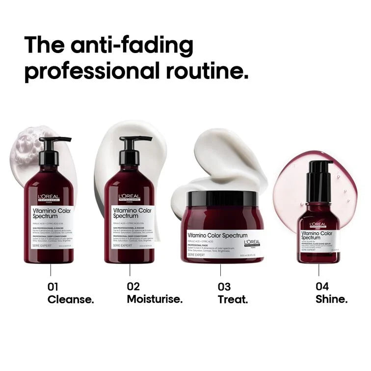 Load image into Gallery viewer, L'oreal Professionnel Vitamino Color Spectrum Shampoo, Conditioner and Mask Supersize Trio

