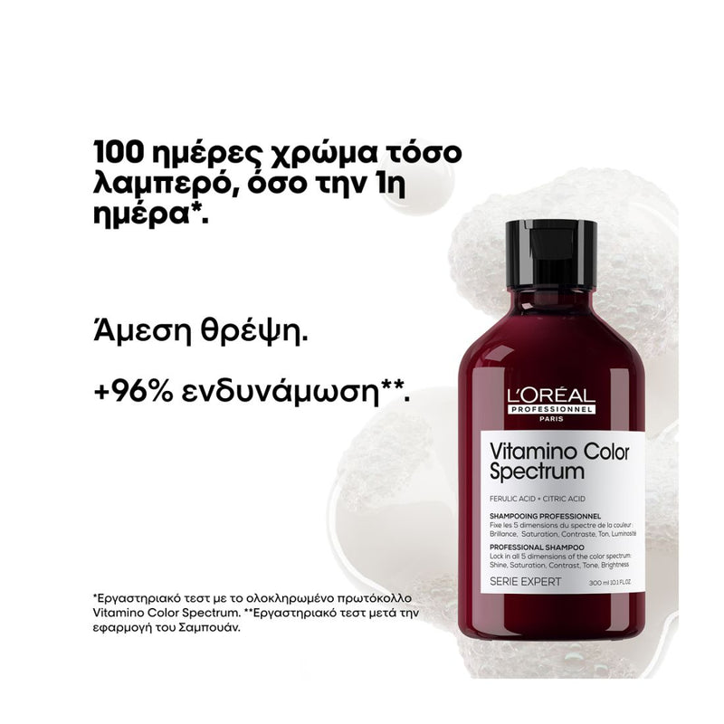 Load image into Gallery viewer, L&#39;oreal Professionnel Vitamino Color Spectrum Shampoo, Conditioner and Mask Trio
