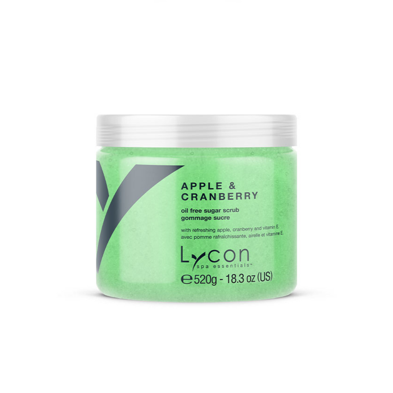 Load image into Gallery viewer, Lycon Apple &amp; Cranberry Sugar Scrub 520g
