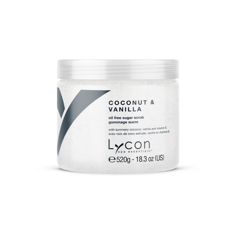 Load image into Gallery viewer, Lycon Coconut &amp; Vanilla Sugar Scrub 520g
