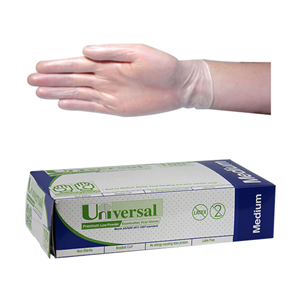 Load image into Gallery viewer, Universal Clear Latex Glove Medium 100 Pack - Beautopia Hair &amp; Beauty
