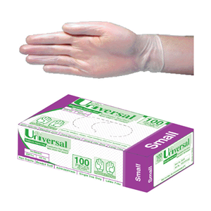 Load image into Gallery viewer, Universal Clear Latex Glove Small 100pk - Beautopia Hair &amp; Beauty
