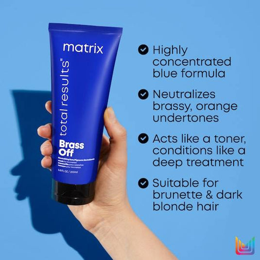 Matrix Total Results Brass Off Neutralizing Mask For Orange Tones 200ml