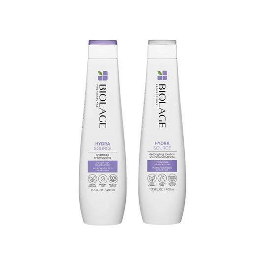 Matrix Biolage Hydra Source For Dry Hair Shampoo & Conditioner 400ml Gift Pack