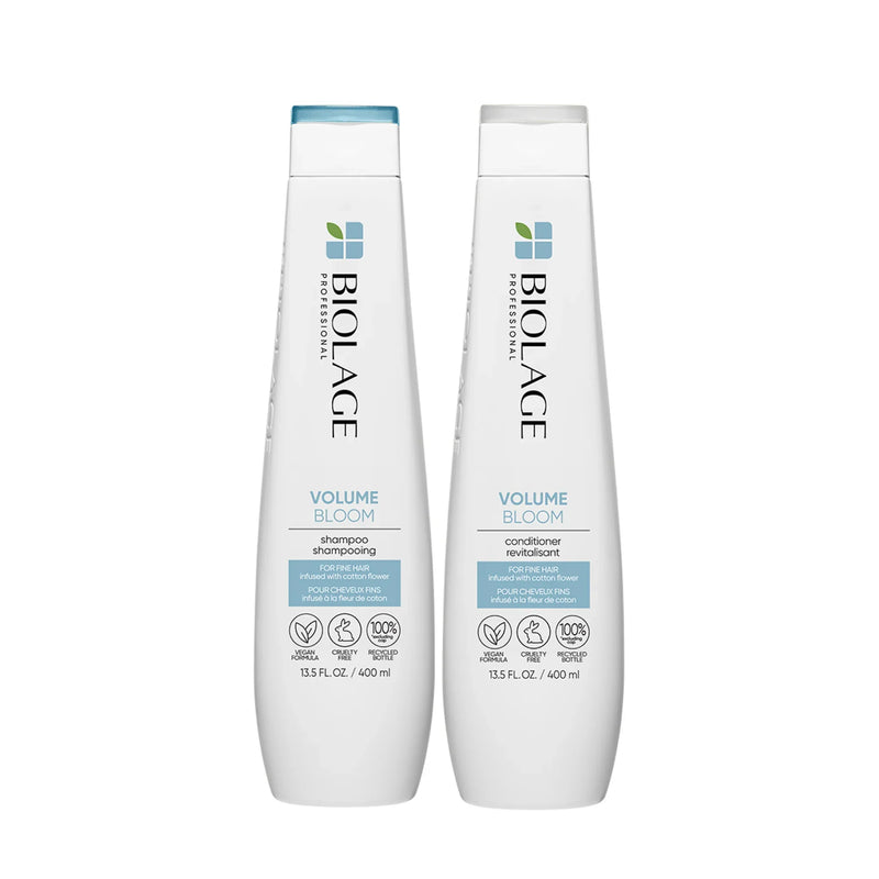 Load image into Gallery viewer, Matrix Biolage Volume Bloom For Fine Hair Shampoo &amp; Conditioner 400ml Gift Pack
