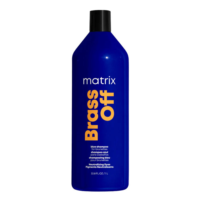 Load image into Gallery viewer, Matrix Total Results Brass Off Blue Toning Shampoo 1 Litre
