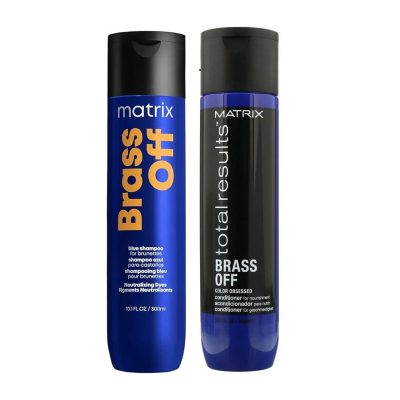 Load image into Gallery viewer, Matrix Total Results Brass Off Shampoo &amp; Conditioner Duo 300ml
