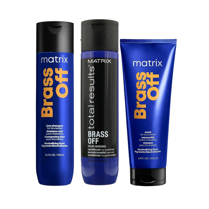 Matrix Total Results Brass Off Shampoo, Conditioner & Mask Trio