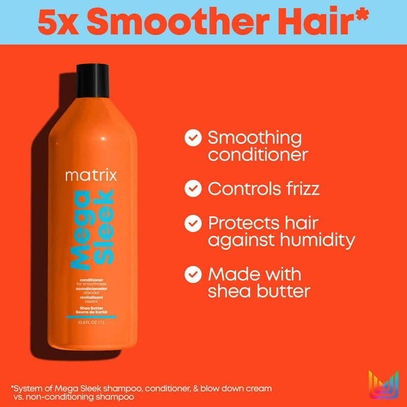 Load image into Gallery viewer, Matrix Total Results Mega Sleek Shampoo &amp; Conditioner Duo 1 Litre
