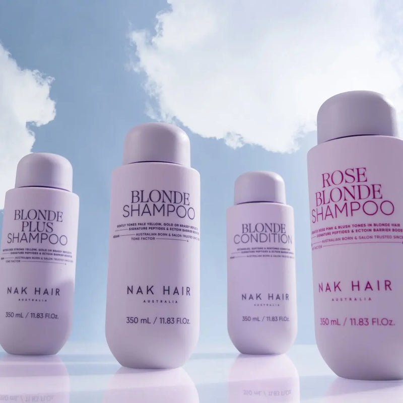 Load image into Gallery viewer, Nak Signature Blonde Plus Shampoo &amp; Conditioner Duo
