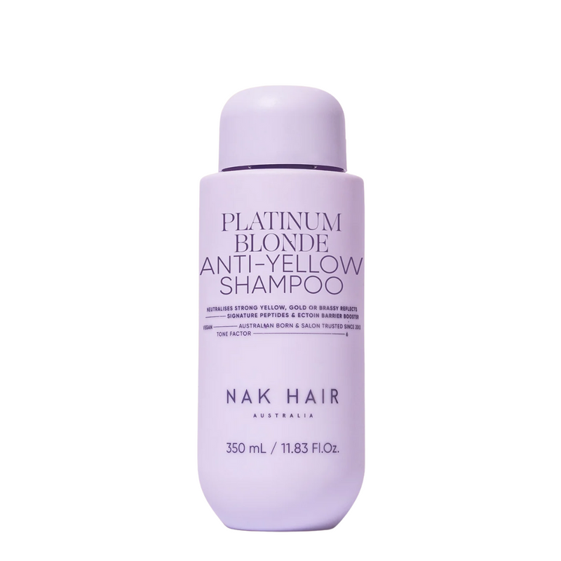 Load image into Gallery viewer, Nak Signature Platinum Blonde Anti-Yellow Shampoo 350ml
