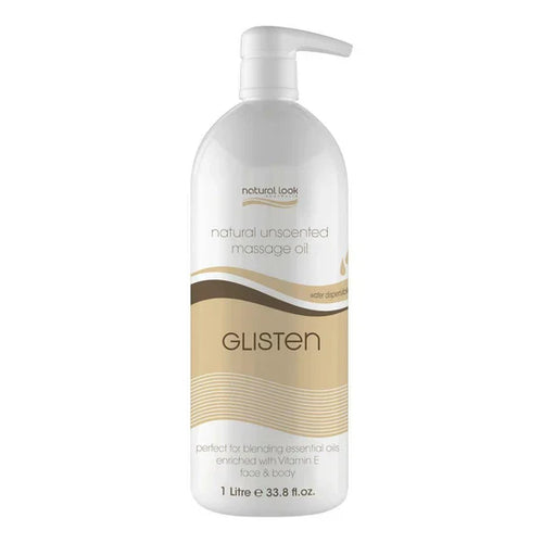 Natural Look Body Massage Oil Glisten Unscented 1 Litre