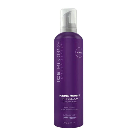 Load image into Gallery viewer, Natural Look Silver Screen Ice Blonde Conditioning Mousse 250g
