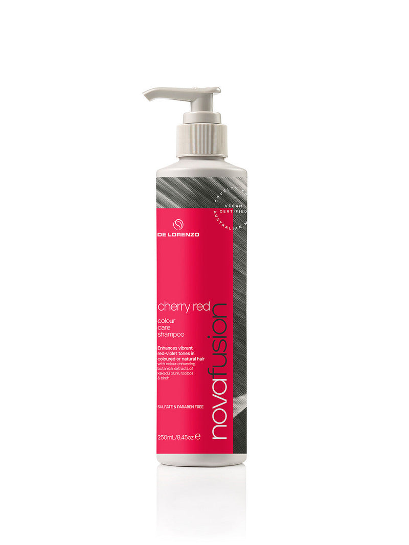 Load image into Gallery viewer, De Lorenzo Novafusion Colour Care Shampoo Cherry Red 250ml
