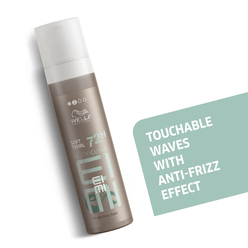 Load image into Gallery viewer, Wella EIMI Nutricurls Soft Twirl 72hr Anti-Frizz Foam 200ml
