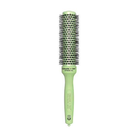 Olivia Garden Blossom Ceramic + Ion Speed XL Brush – Green 35mm
