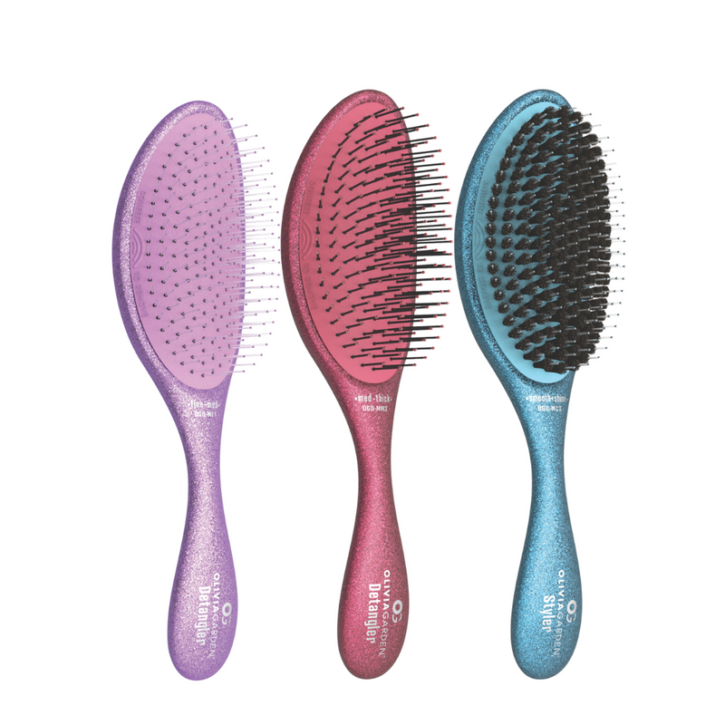 Load image into Gallery viewer, Olivia Garden Glitter Detangler Trio
