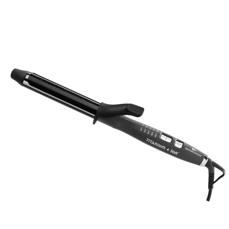 Load image into Gallery viewer, Olivia Garden Professional Titanium + Ion Curling Iron 25mm
