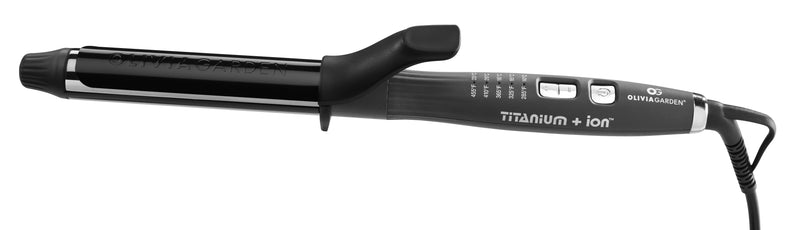 Load image into Gallery viewer, Olivia Garden Professional Titanium + Ion Curling Iron 25mm
