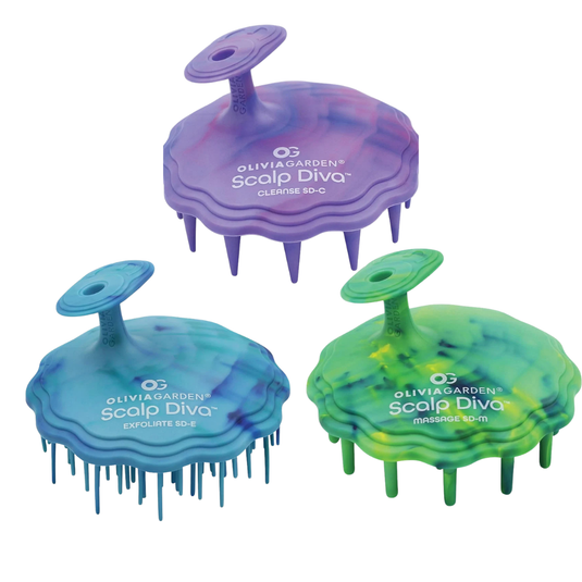 Olivia Garden Scalp Brush Trio