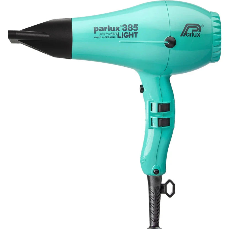 Load image into Gallery viewer, Parlux 385 Power Light Ceramic &amp; Ionic Hair Dryer Aqua
