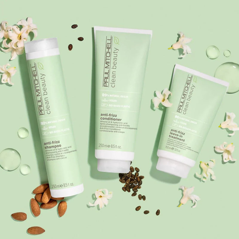 Load image into Gallery viewer, Paul Mitchell Clean Beauty Anti-Frizz Shampoo, Conditioner, Treatment Trio
