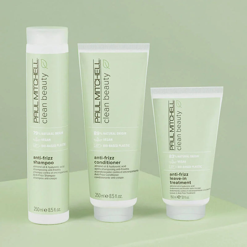 Load image into Gallery viewer, Paul Mitchell Clean Beauty Anti-Frizz Shampoo, Conditioner, Treatment Trio
