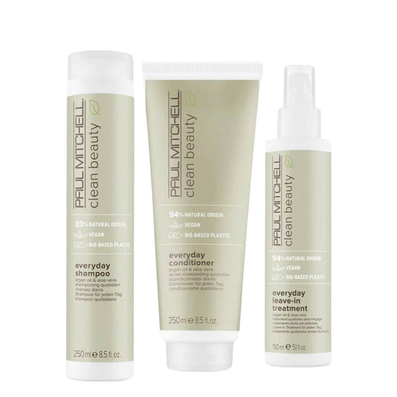 Load image into Gallery viewer, Paul Mitchell Clean Beauty Everyday Shampoo, Conditioner, Treatment Trio
