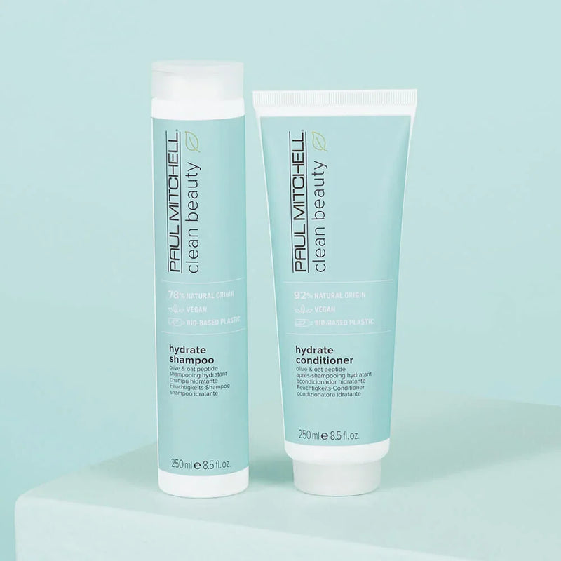 Load image into Gallery viewer, Paul Mitchell Clean Beauty Hydrate Shampoo &amp; Conditioner 250ml Duo
