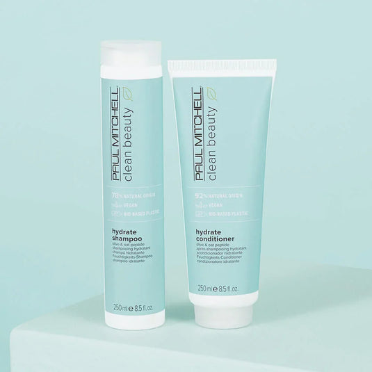 Paul Mitchell Clean Beauty Hydrate Shampoo & Conditioner 250ml Duo