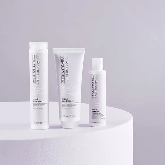 Paul Mitchell Clean Beauty Repair Shampoo, Conditioner, Treatment Trio