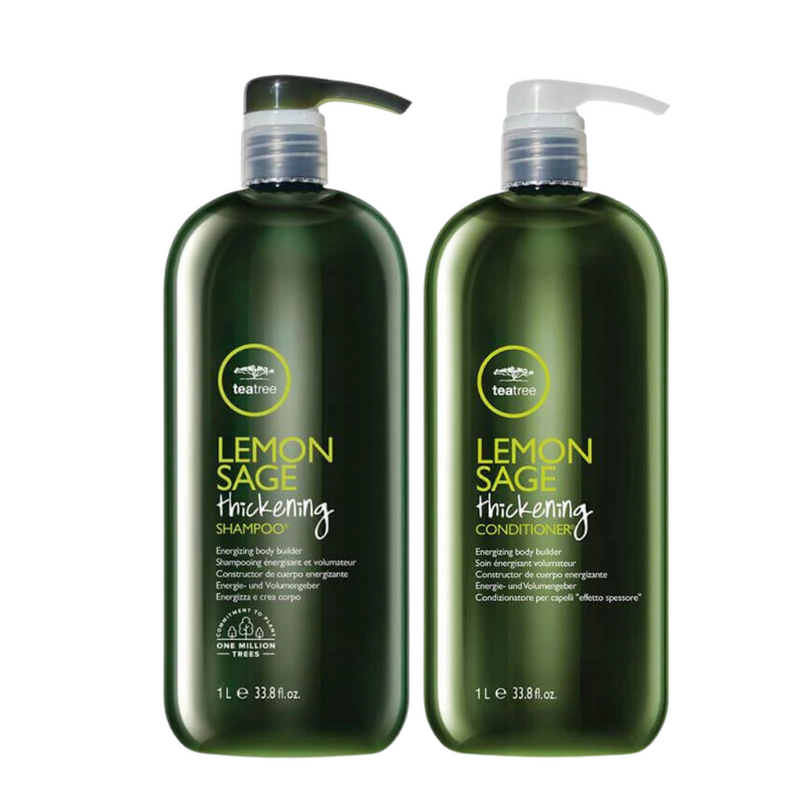 Load image into Gallery viewer, Paul Mitchell Tea Tree Lemon Sage Thickening Shampoo &amp; Conditioner 1 Litre
