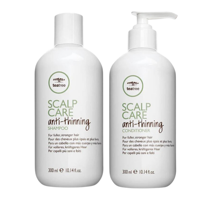 Load image into Gallery viewer, Paul Mitchell Tea Tree Scalp Care Anti-Thinning Shampoo &amp; Conditioner 300ml Duo
