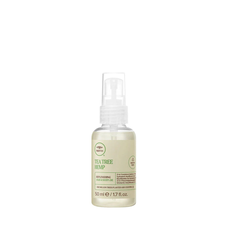 Load image into Gallery viewer, Paul Mitchell Tea Tree Hemp Replenishing Hair &amp; Body Oil 50ml
