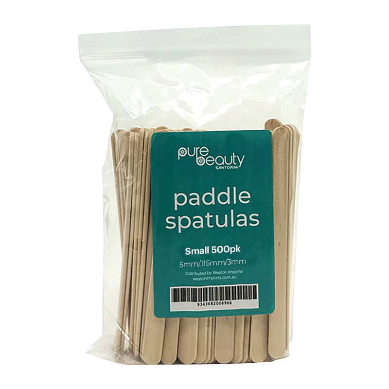 Load image into Gallery viewer, Santorini Pure Beauty Paddle Spatulas Small 500 Pack
