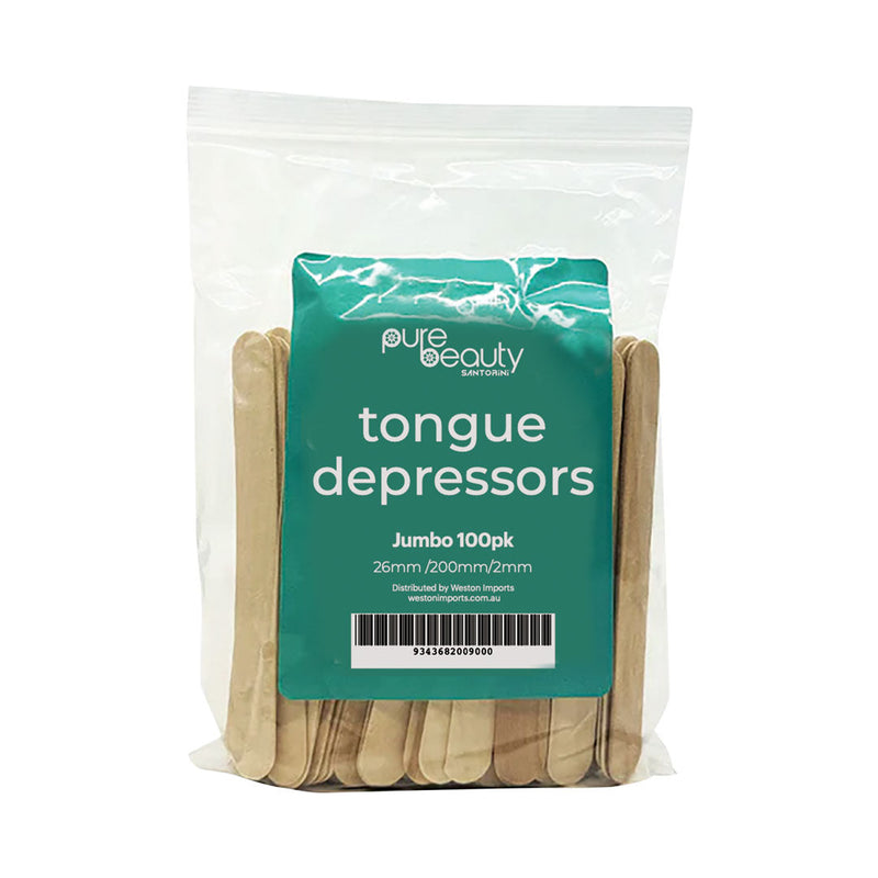 Load image into Gallery viewer, Santorini Pure Beauty Tongue Depressors Jumbo 100 Pack
