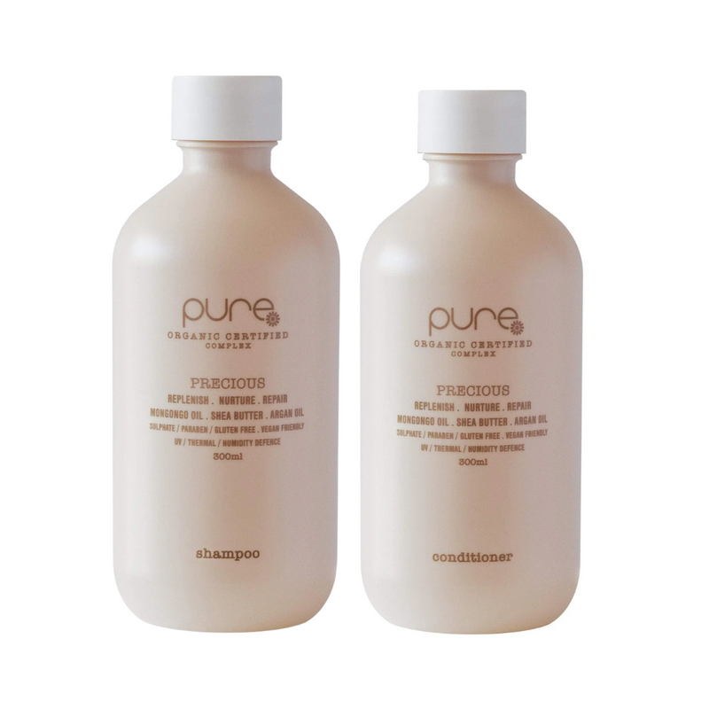 Load image into Gallery viewer, Pure Precious Shampoo &amp; Conditioner 300ml Duo
