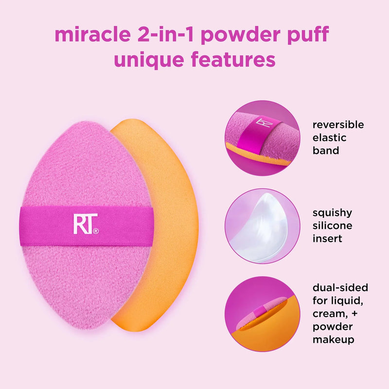Load image into Gallery viewer, Real Techniques Miracle 2-in-1 Powder Puff
