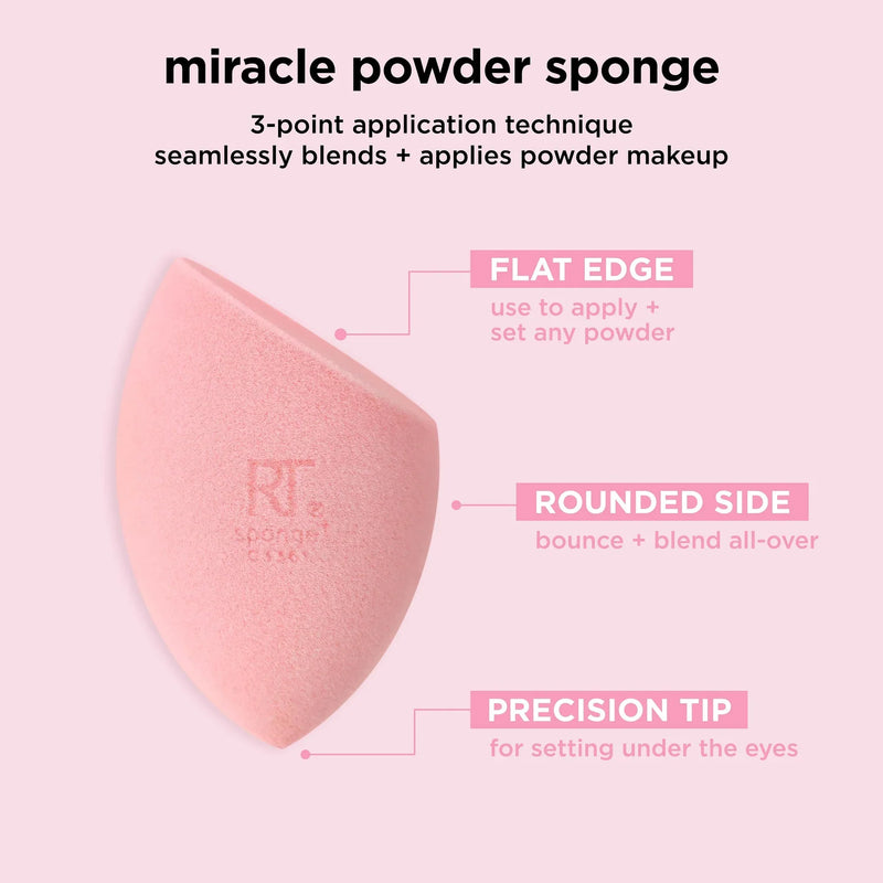 Load image into Gallery viewer, Real Techniques Miracle Powder Sponge 2pk

