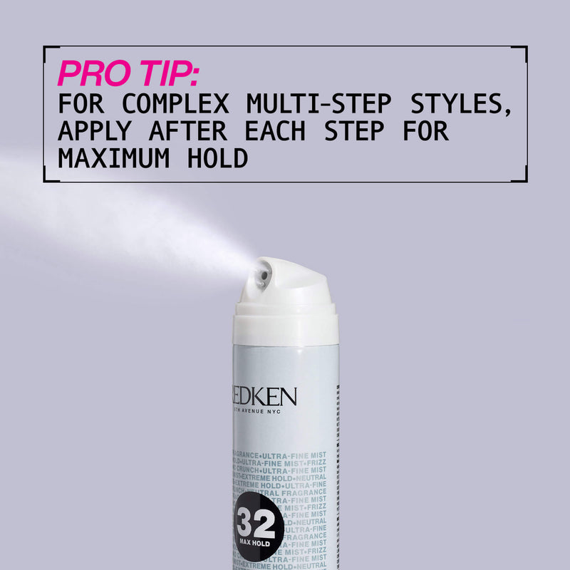 Load image into Gallery viewer, Redken Triple Pure 32 Maximum Hold Hairspray 256g
