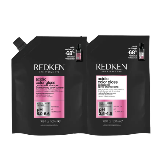 Redken Acidic Color Gloss Shampoo & Conditioner Refill Pouch Duo