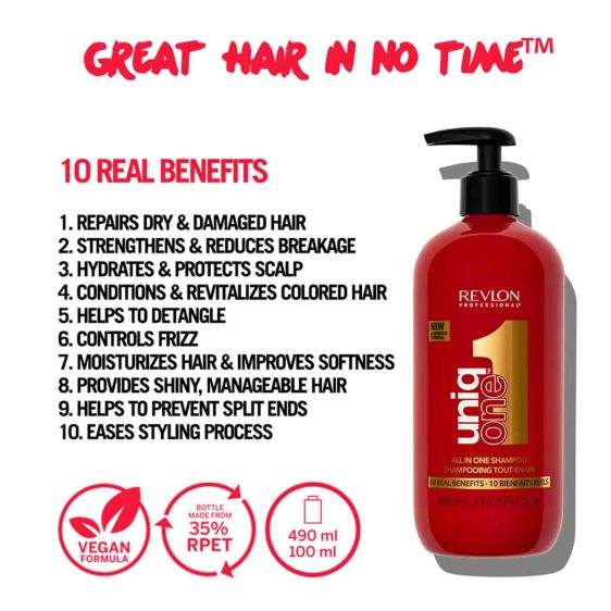 Load image into Gallery viewer, Revlon Professional Uniq One All-In-One Shampoo 490ml
