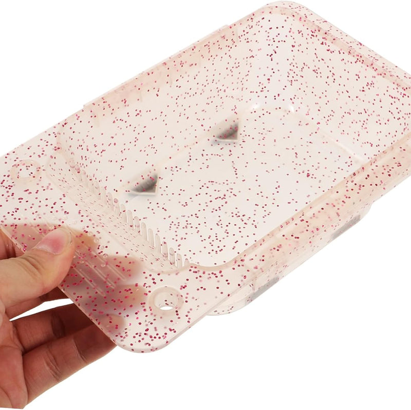 Load image into Gallery viewer, Santorini Glitter Square Tint Bowl Pink
