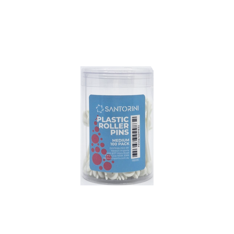 Load image into Gallery viewer, Santorini Medium Plastic Pin Rollers 100pk
