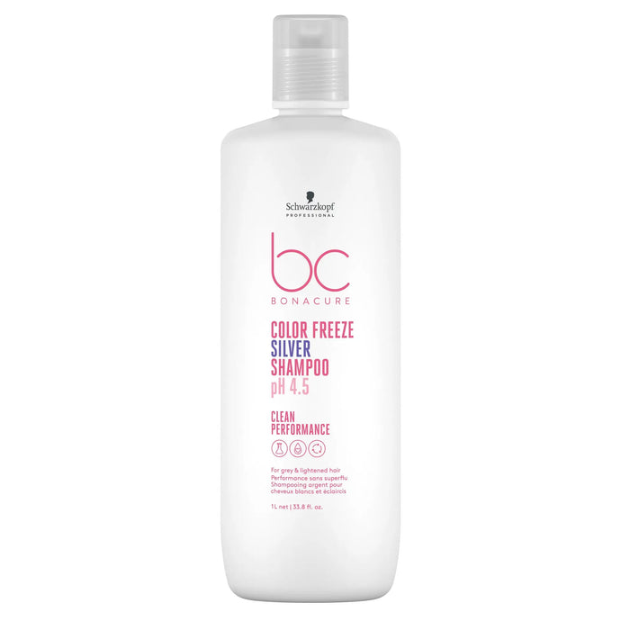 Schwarzkopf BC Clean Performance PH 4.5 Color Freeze Silver Shampoo 1 Litre